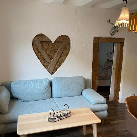 Schoene Ferienwohnung Burgruine Fachwerkhaus バッハラッハ エクステリア 写真